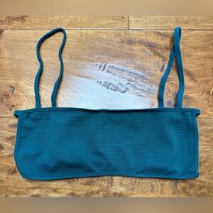 Free People Intimately Green Seamless Bandeau Bralette NWOT M/L
